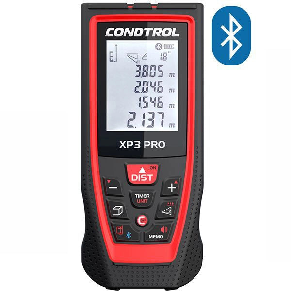 CONDTROL C14103 XP3 PRO Telemetro Laser Portata 120 m Precisione ± 1,5 mm Bluetooth IP54 colore Nero