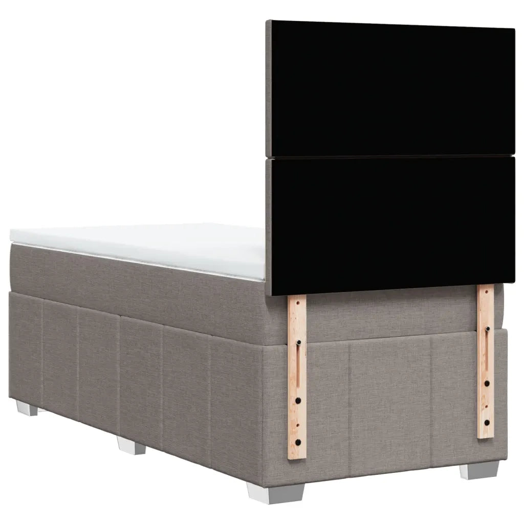 Giroletto a Molle con Materasso Tortora 90x200 cm inTessuto 3291548