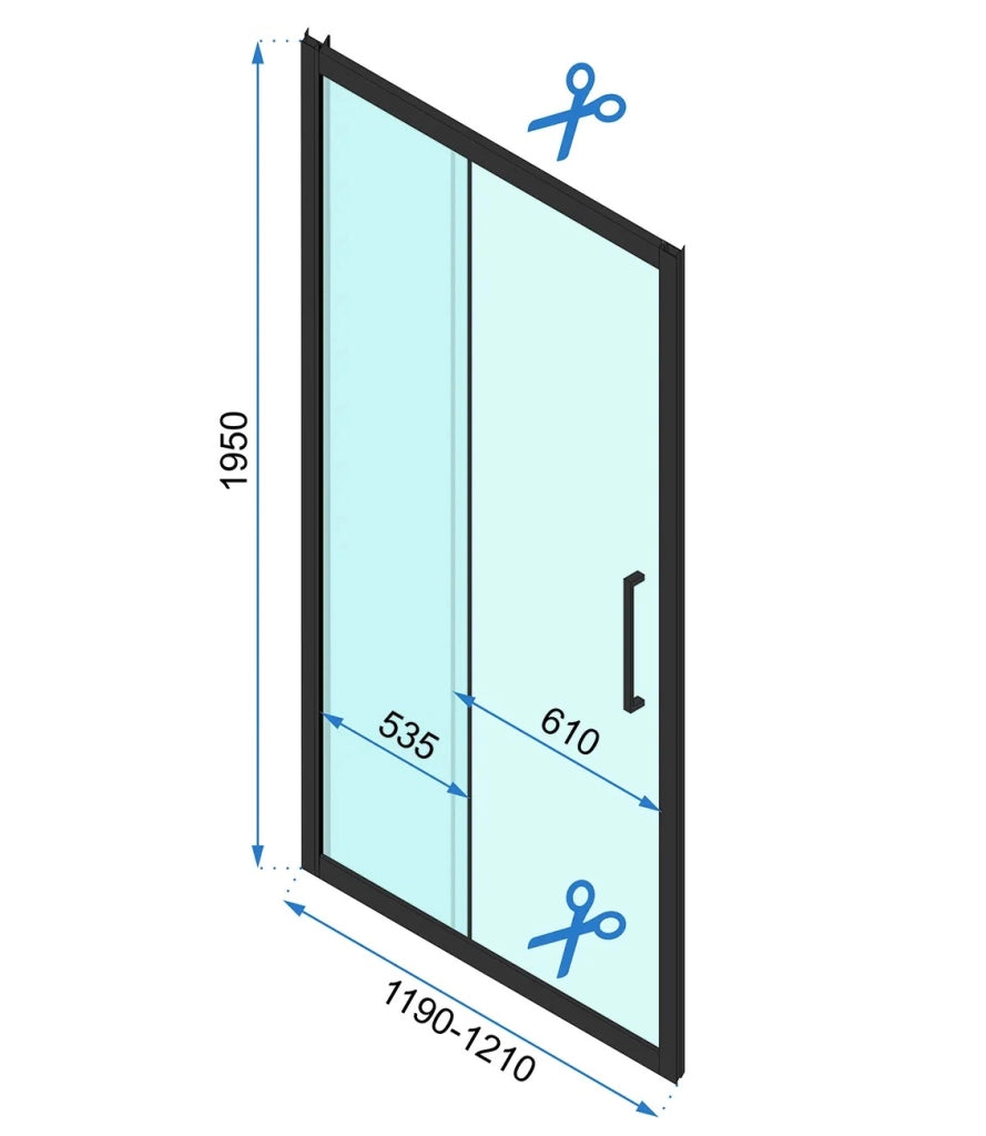 Cabina Doccia A Parete Rapid Slide 100x100