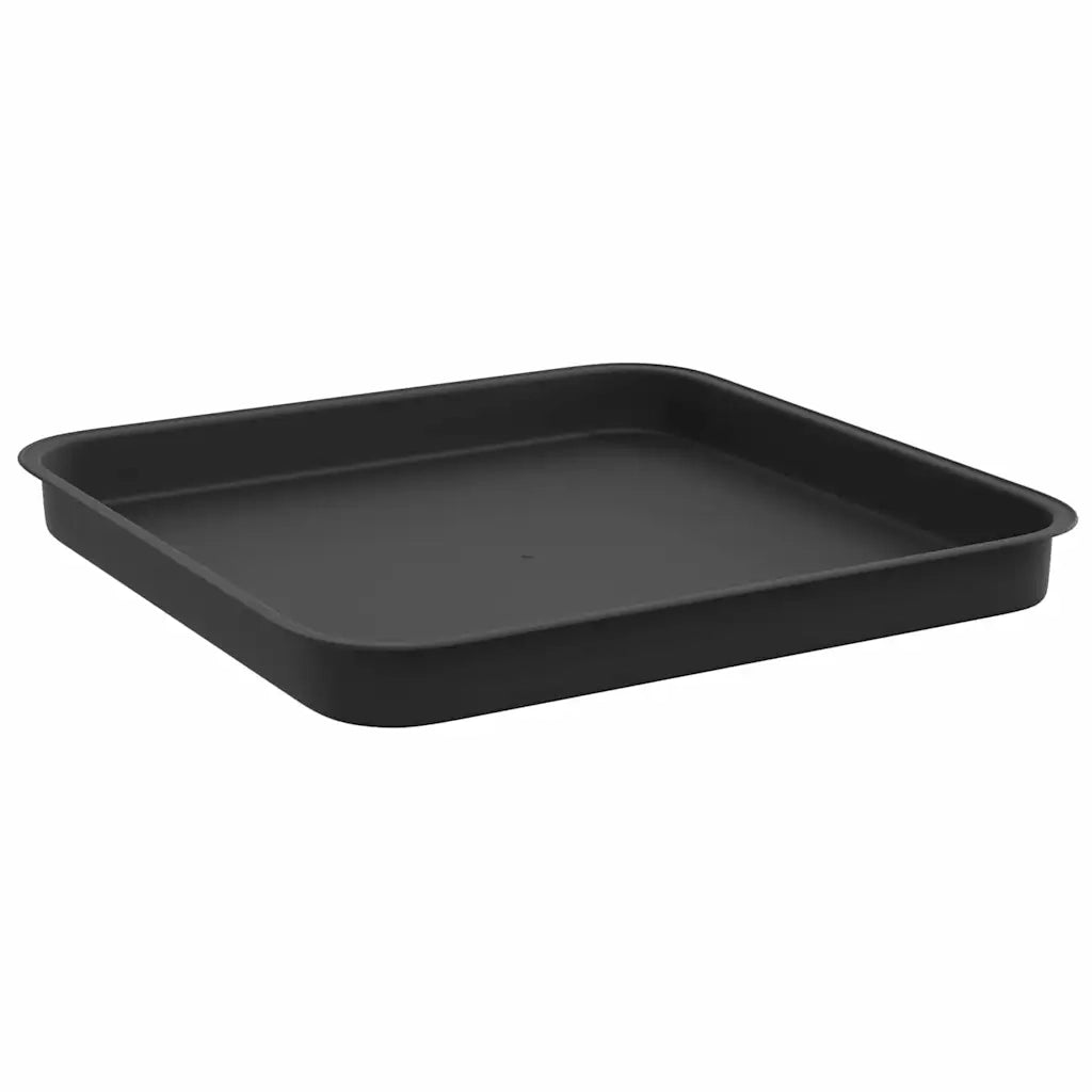 Fioriere | Cassetta per fiori | Vasi per Piante 24 pz Nero 28,5 x 28,5 x 22 cm Plastica