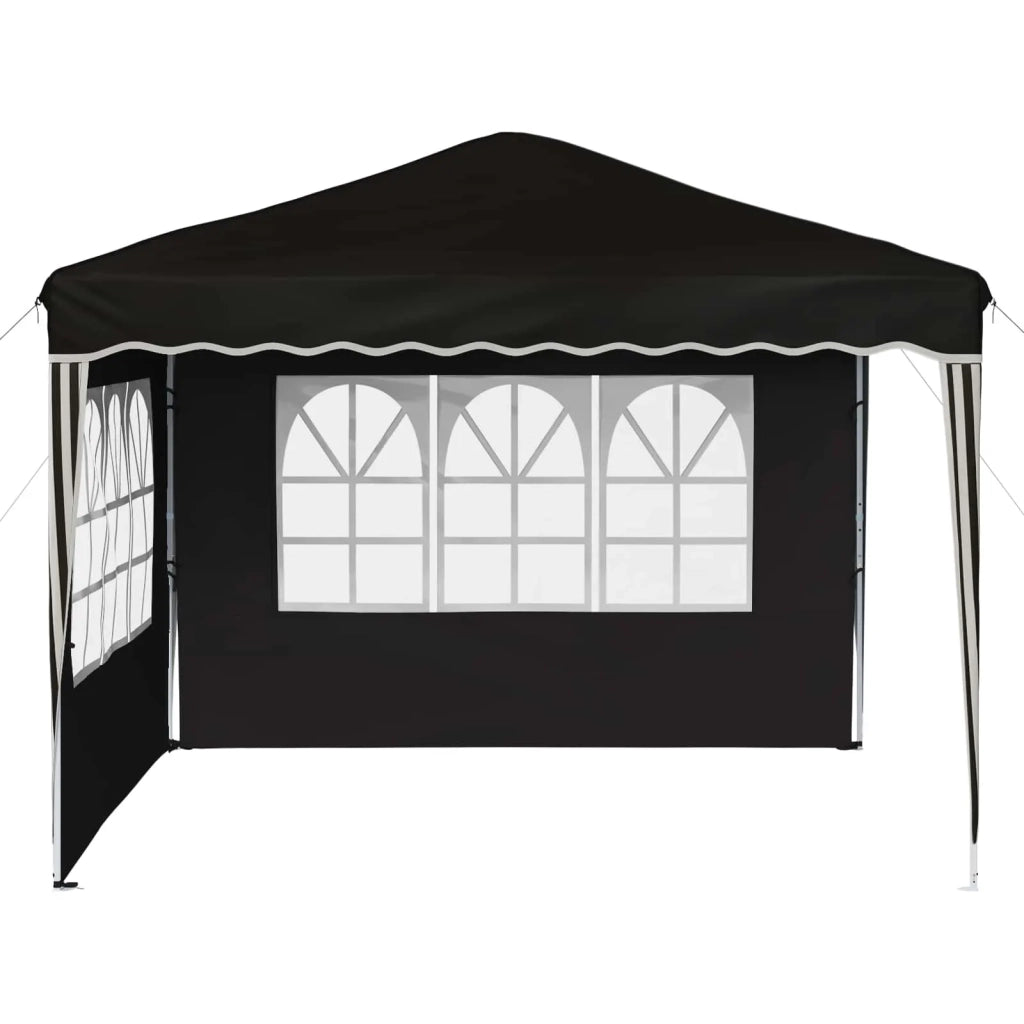 Tenda per feste a pop-up Nero 288 x 288 x 245 cm Tessuto Oxford 42019766