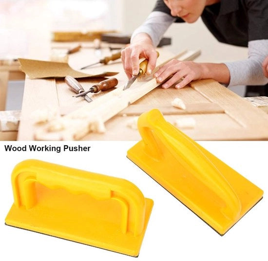 Blocco di sicurezza per lavorazione del legno - Pratico blocco di spinta - Utilissimo per piccoli oggetti - Industriale - Funzione di sicurezza