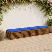 Cuscini per Sedia in 4 Pezzi SOEST 4 pz 100% Poliestere 944618