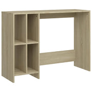 Scrivania tavolo postazione di lavoro mobile per computer studio per computer portatile rovere Sonoma legno ingegnerizzato marrone 02_0023758