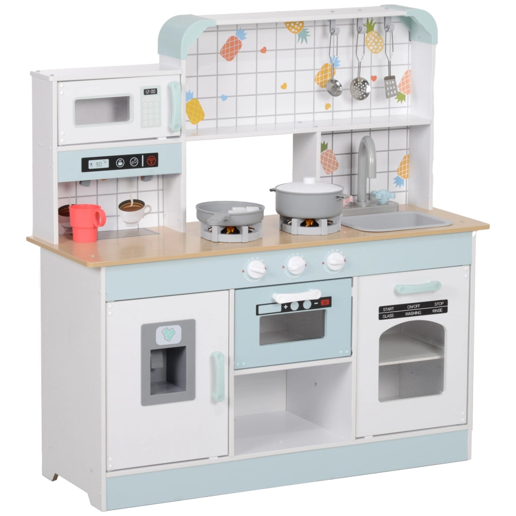 Casetta da Cucina per Bambini con Accessori ¨C Zephmum ¨C Bianco