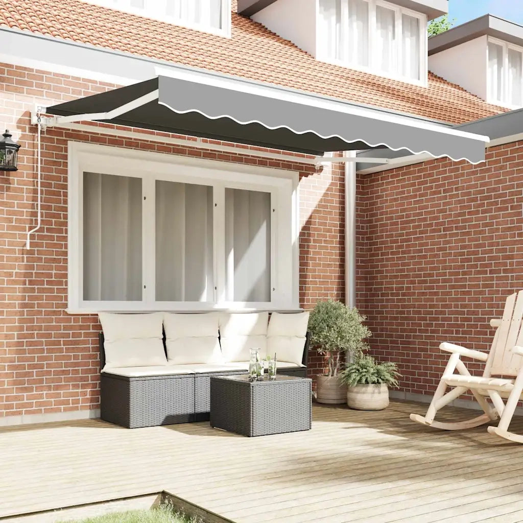 Struttura della tenda Regolabile-Telaio per tenda da sole Bianco 2,5 x 2 m Acciaio 689789