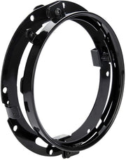 Supporto lampada 7 pollici - Materiale in lega d'alluminio nera - Maniglia di montaggio rotonda - Buona tenuta - Adatto per modelli FLD/Touring - Leggero e duraturo - Supporto lampada per capo.