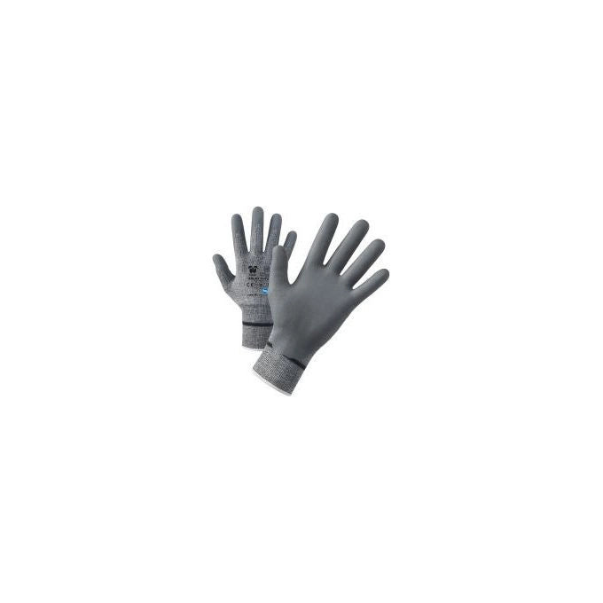Neri Safety guanti antitaglio CF12 PA 336 Nitcut, poliestere e fibra di acciaio, palmo in nitrile, touch screen, taglia 9, confezione 12 paia