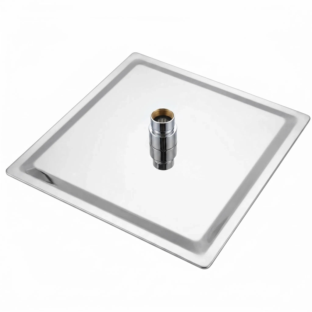 Soffione Doccia Quadrato Rea Js-p015 25cm Chrome