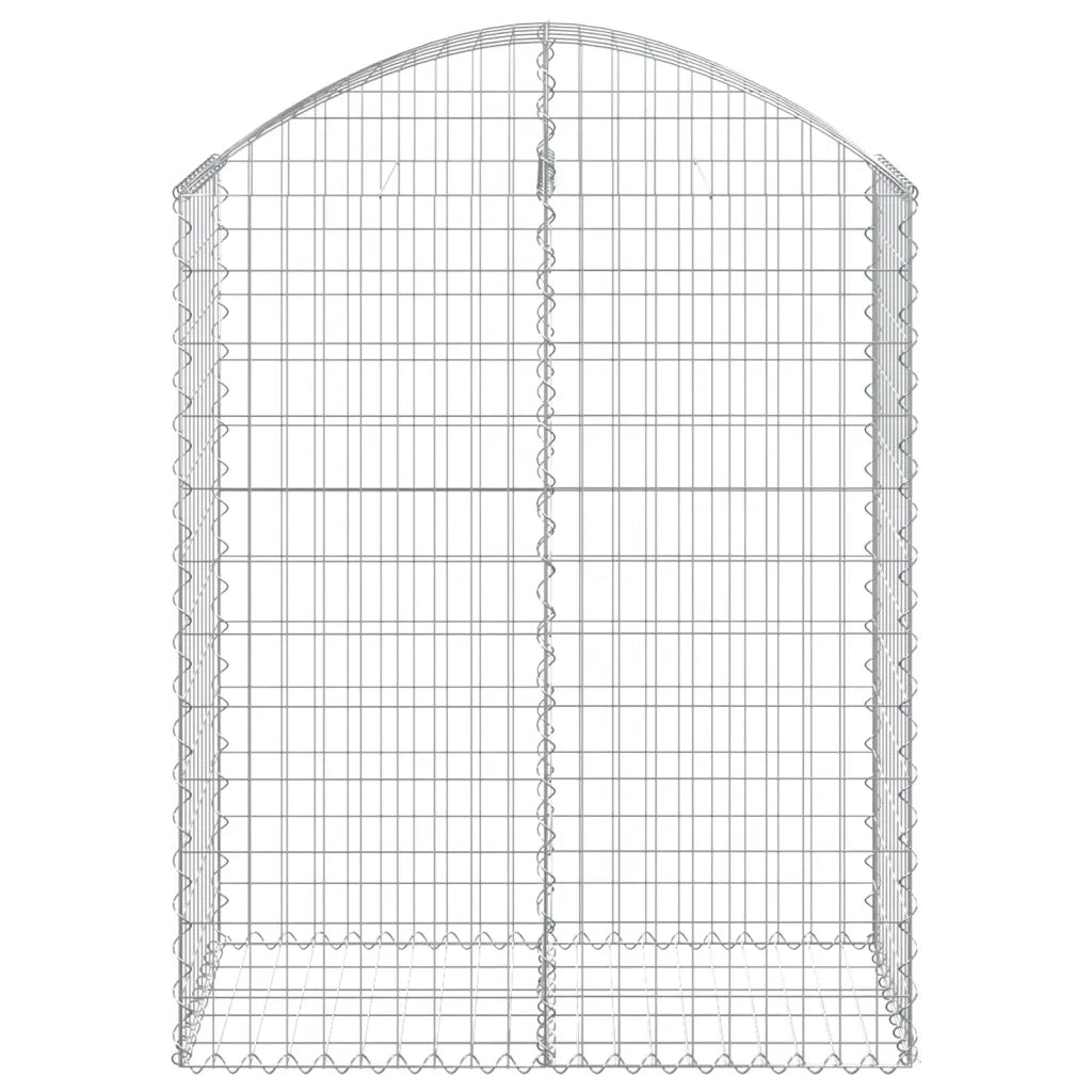 Cesto Gabbione ad Arco 100x50x120/140 cm Ferro Zincato