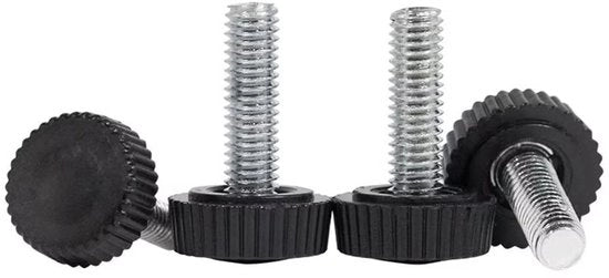 Viti a vela in plastica - Ronde testa - Viti a vela - M4x14mm - 50 pezzi - Elemento di fissaggio per elettronica - Viti di fissaggio