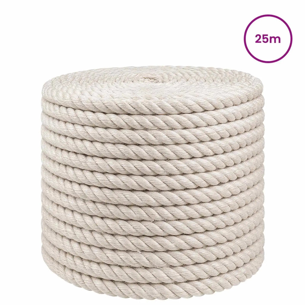 Corda | Fune di Juta 12 Bianco 100% juta Tossa