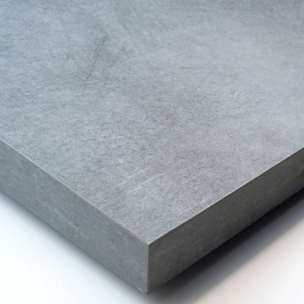 Consolle allungabile, 140x90x73cm, Per 6 persone, Gambe in legno, grigio cemento RF3033