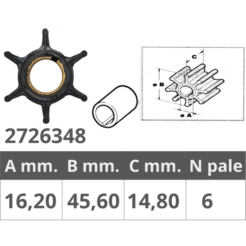 GIRANTE HONDA 4T 8-10HP HONDA IMPELLER