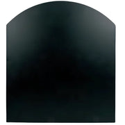 Pedana salva pavimento in lamiera stufa a pellet protezione cenere fuliggine *** misure 800 x 600 mm (tonda), confezi...