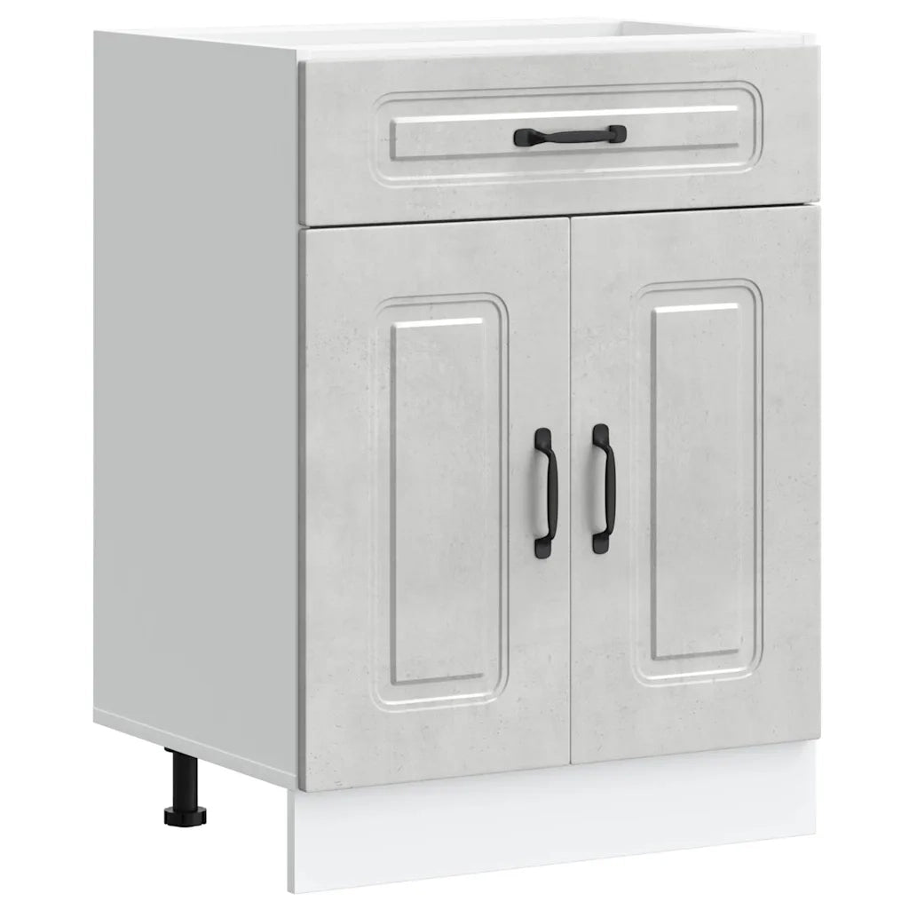 Mobile da cucina moderno con spazio contenitivo ottimizzato 60 x 46 x 81,5 cm legno composito grigio cemento 02_0049914