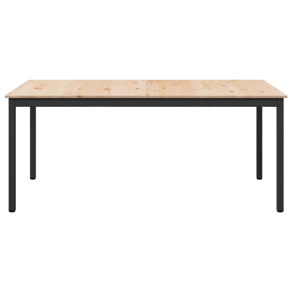 Tavolo da pranzo Naturale 180 x 90 x 75 cm Pino massello 892793