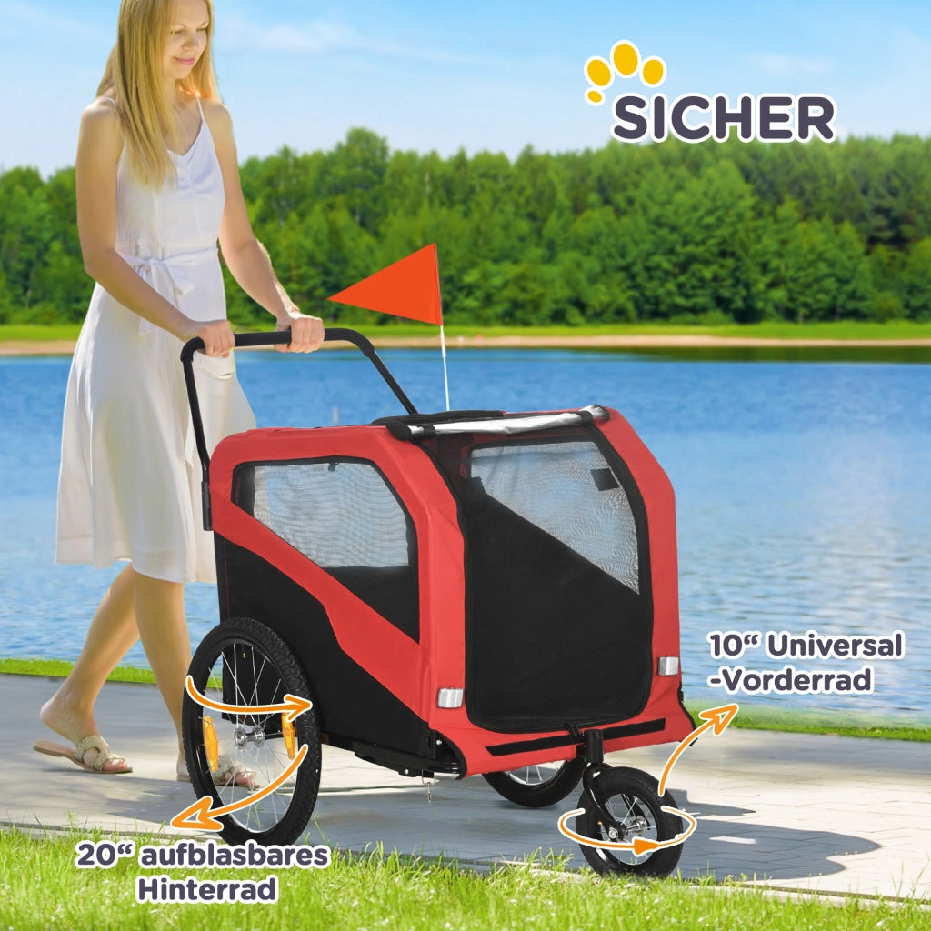 Carrello per bambini ¨C Minimal ¨C 170x77x90 cm, rosso