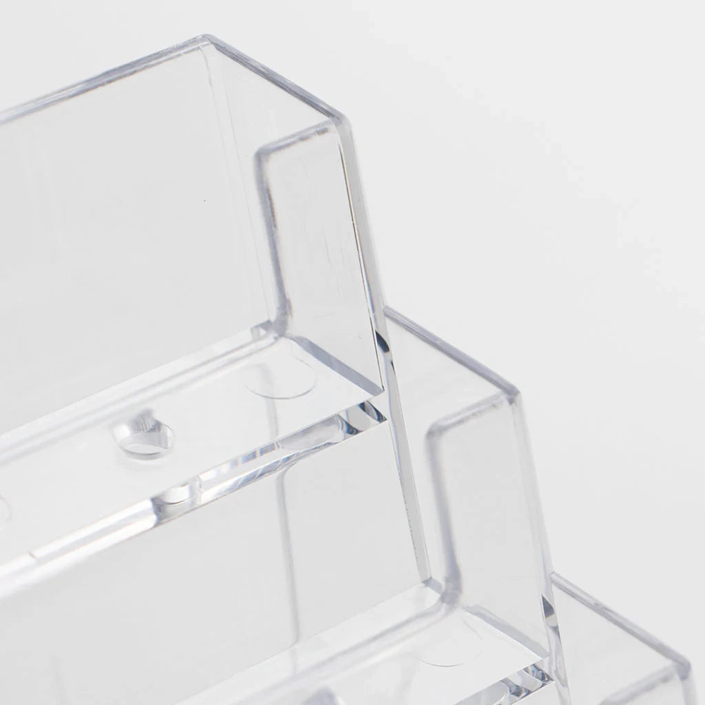 Espositore Porta biglietti da visita 4 tasche da banco