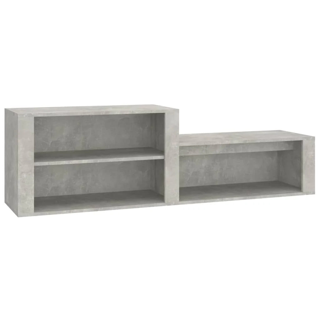Scarpiera mobiletto portascarpe mobile per ingresso/corridoio/soggiorno 150 x 35 x 45 cm legno ingegnerizzato grigio 02_0021802