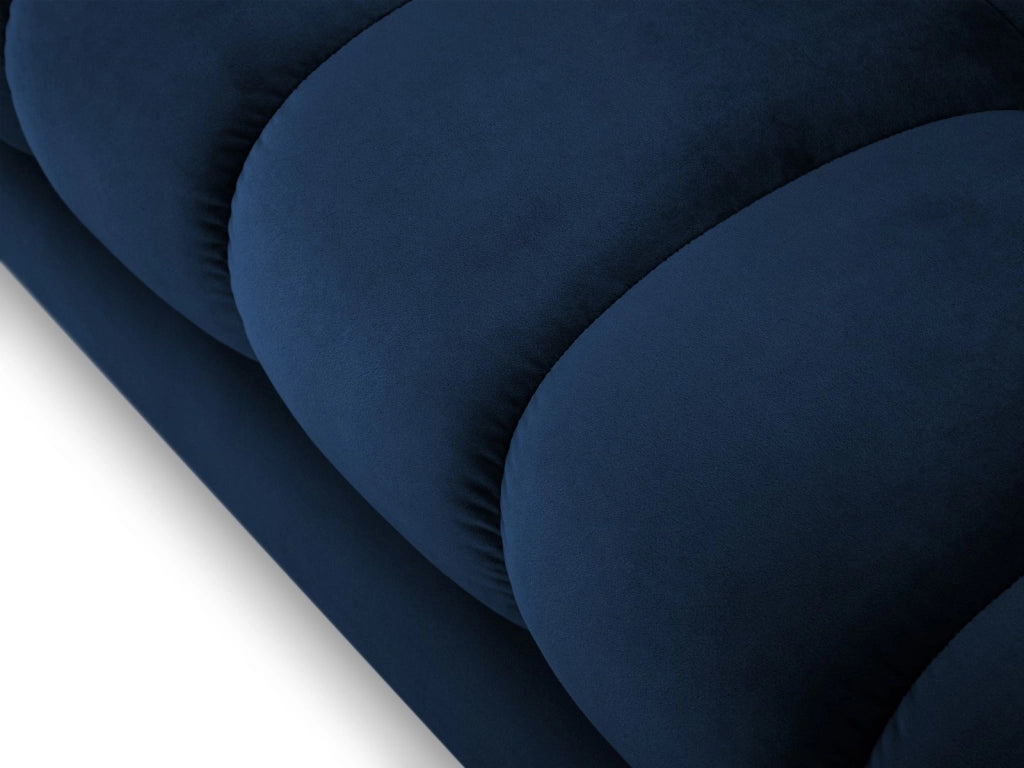 Cosmopolitan Design - Divano "Bali" 2 posti in velluto blu reale 