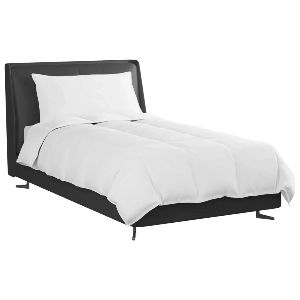 Duvet Estivo con cuscino 2 pcs Bianco Piuma d'anatra 3376244