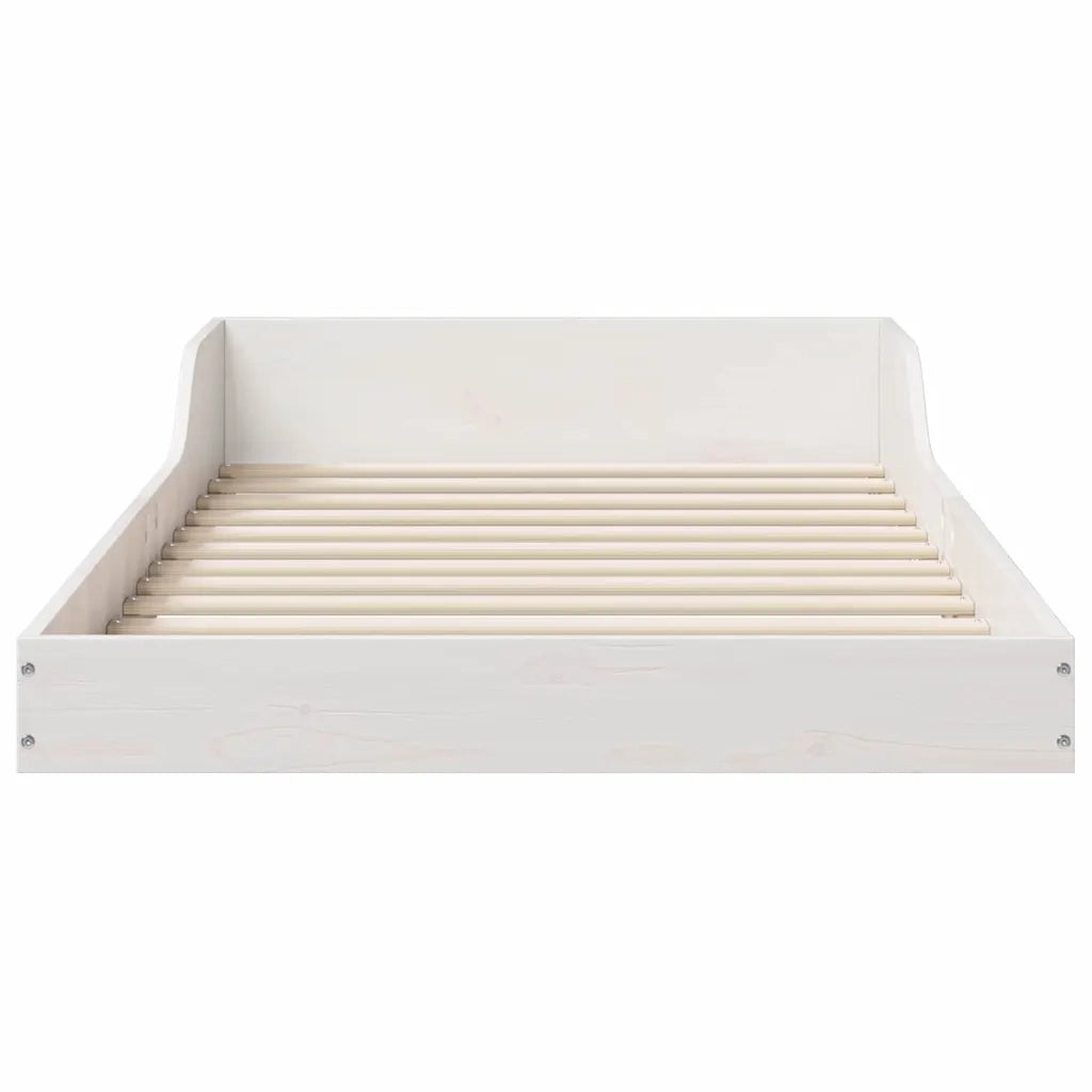 Struttura del letto Bianco 90 x 220 cm Pino massello
