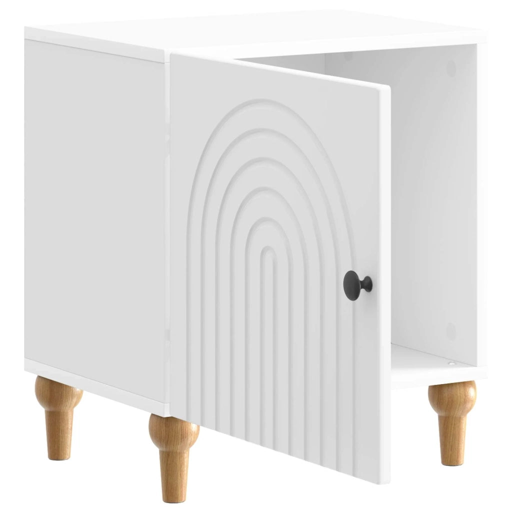 Armadio da Notte 2 pcs Bianco Lucido 43 x 34,5 x 50 cm 894114