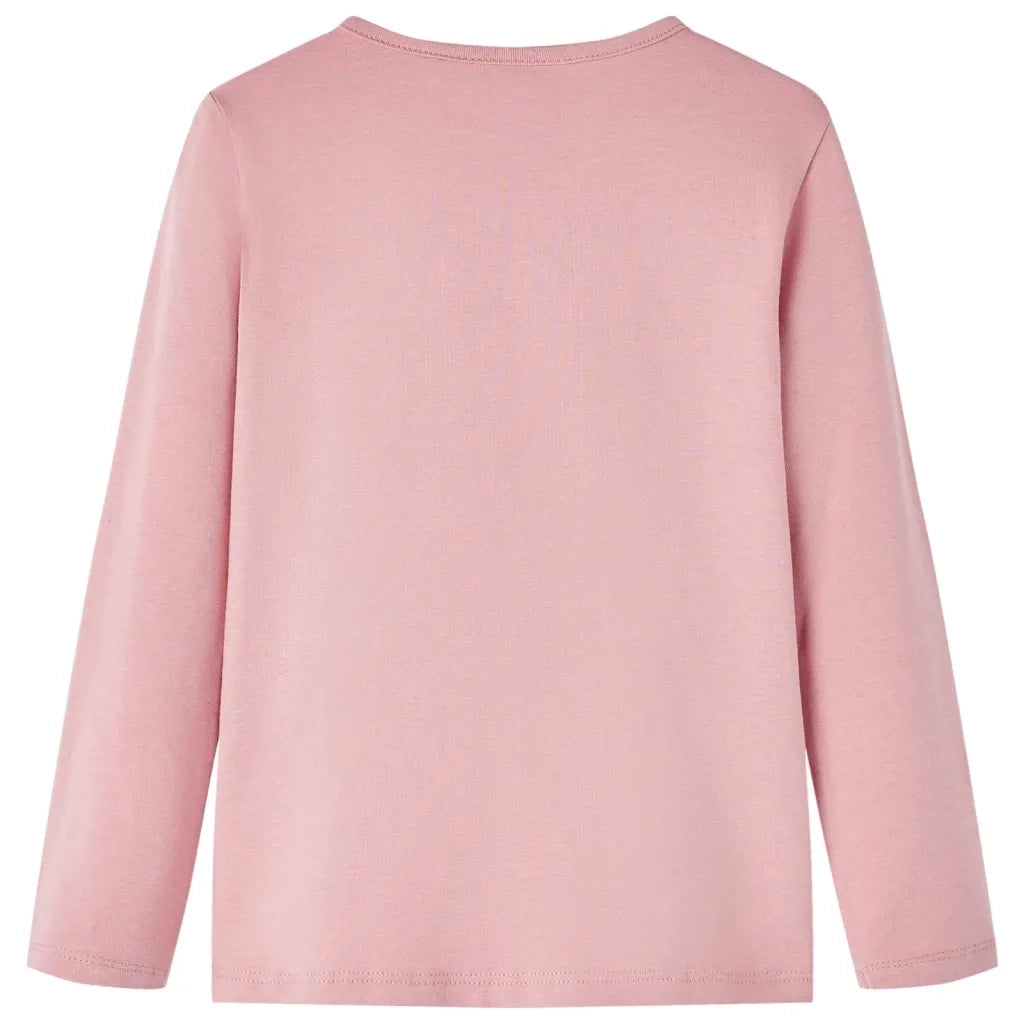 Maglietta per Bambini a Maniche Lunghe Rosa Chiaro 116 13631