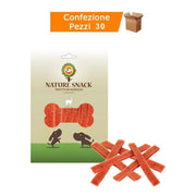 Multipack da 30 buste nature snack filetti d'agnello fuss dog