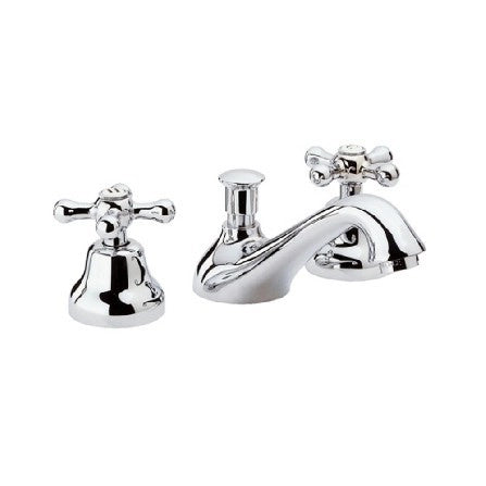 Batteria lavabo 3 fori remer stile retro serie liberty