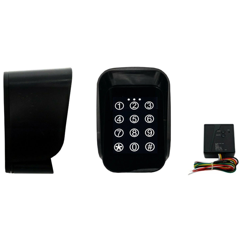 TASTIERA NUMERICA SELETTORE AUTOMAZIONE CANCELLI VIA RADIO BATTERIA ESTERNO LED