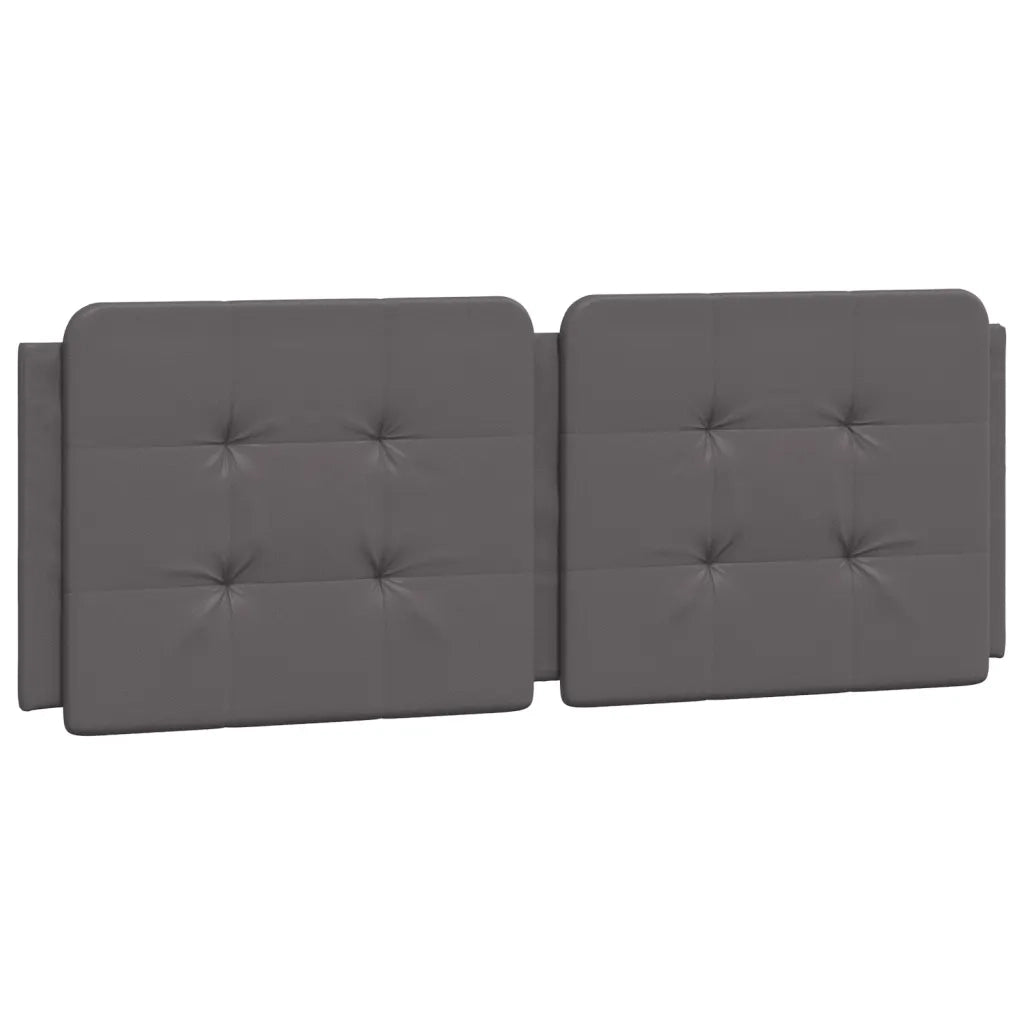 Cuscino Testiera Zadar Grigio 140 cm in Similpelle 374862