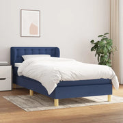Giroletto a Molle con Materasso Blu 90x200 cm inTessuto 3127099