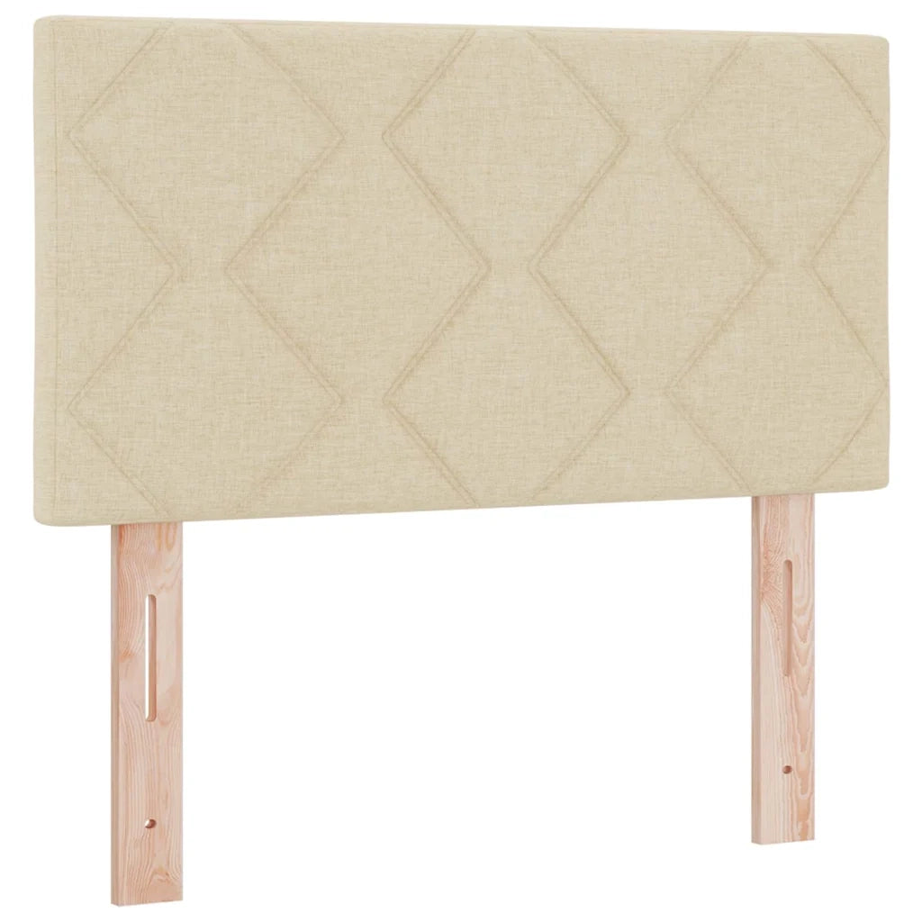 Testiera | Testata Crema 80 cm Tessuto