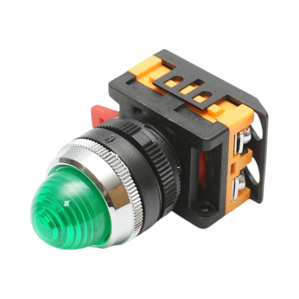 Lampada di segnalazione a LED verde 24 V CA/CC 22 mm Breckner Germany