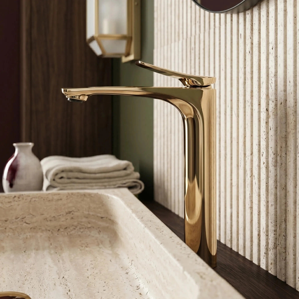 Rubinetto Da Lavabo Premium Rea Vision Gold High