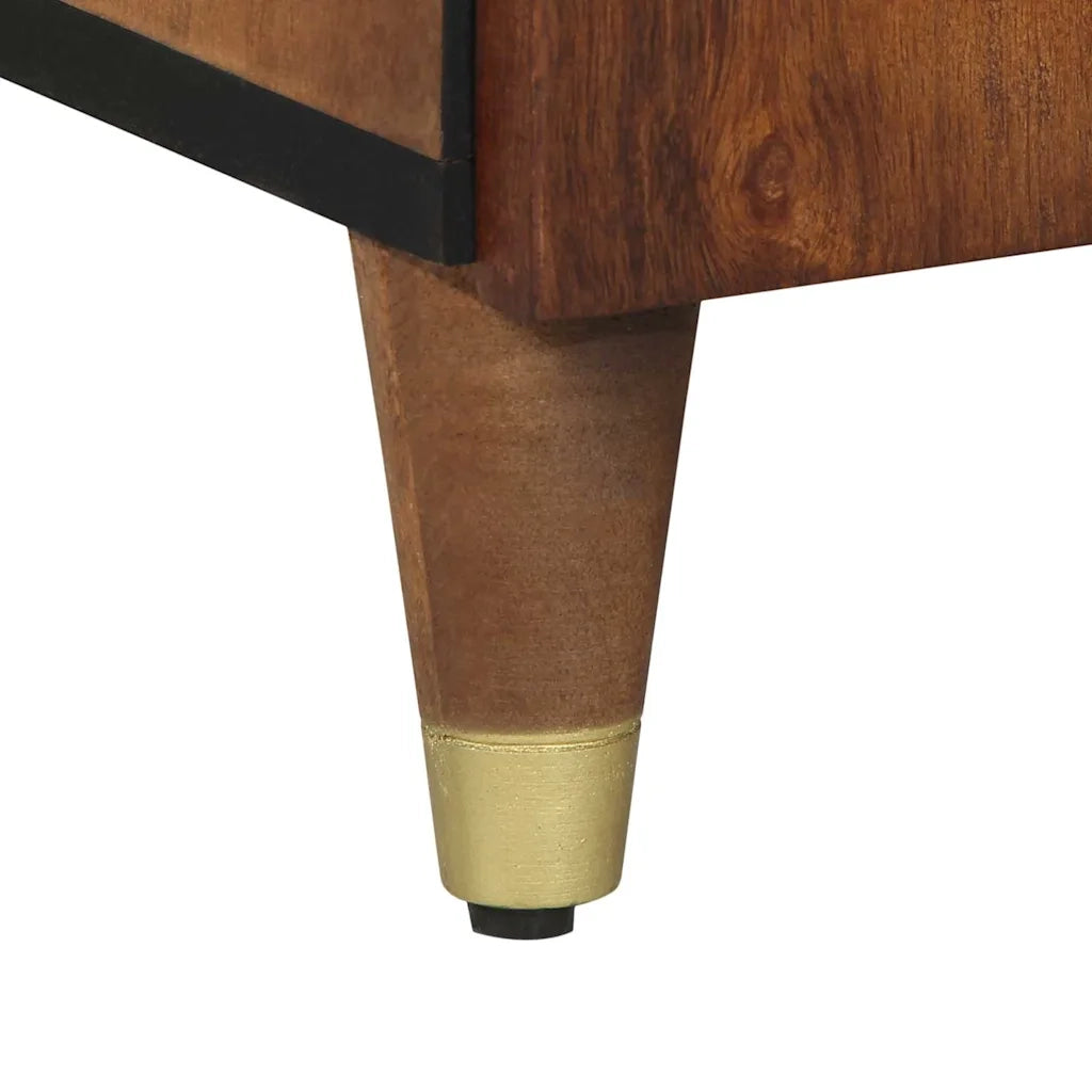 Credenza Marrone 40 x 33 x 110 cm Legno di mango massello 4018765
