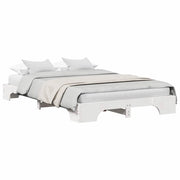 Letto matrimoniale | Letto per adulti | Struttura del letto Bianco 120 x 200 cm Pino massello