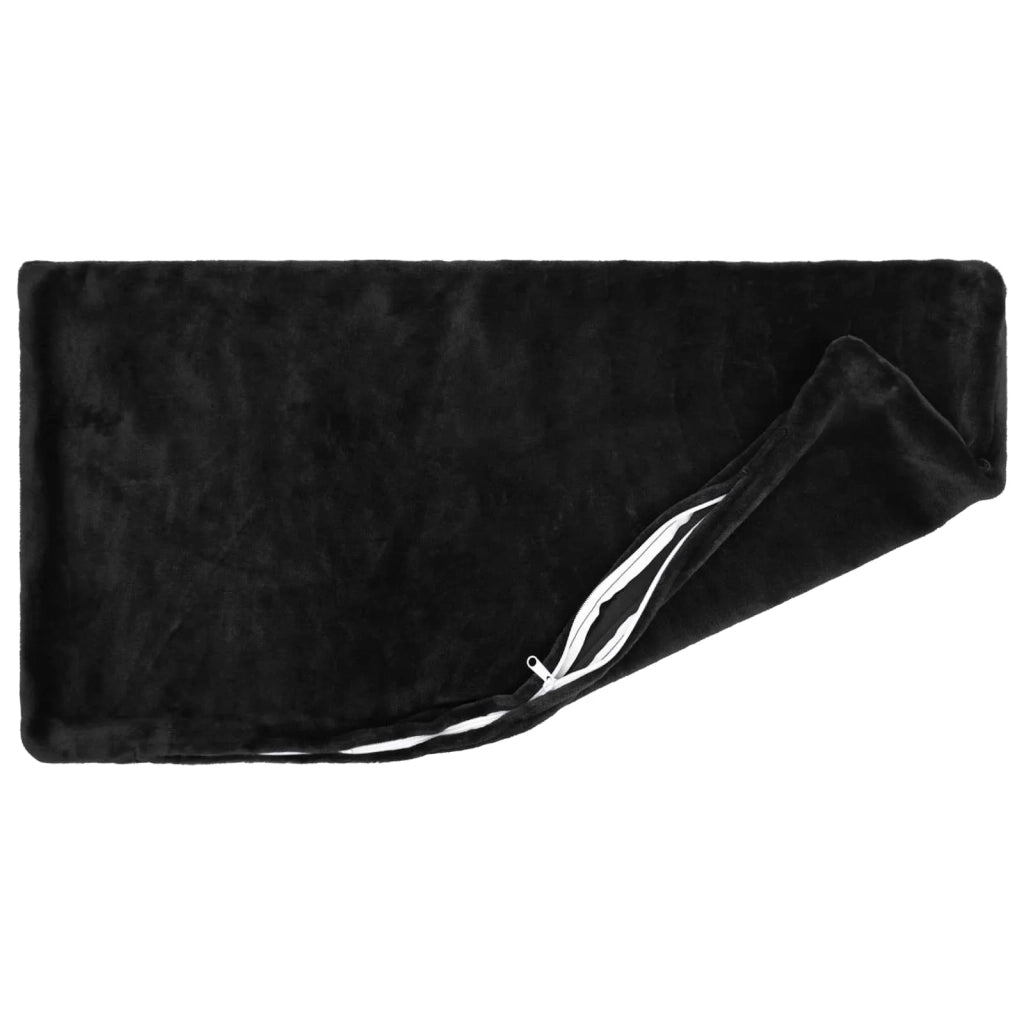 Federa 2 pcs HEERLEN Nero 40 x 70 cm Flanella 909717