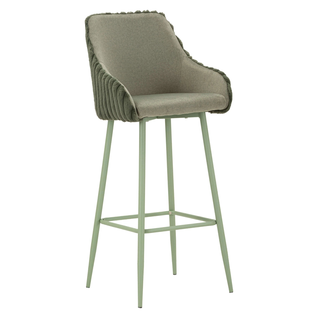 Spiti, Sgabello Imbottito, 52x46x111h cm Verde