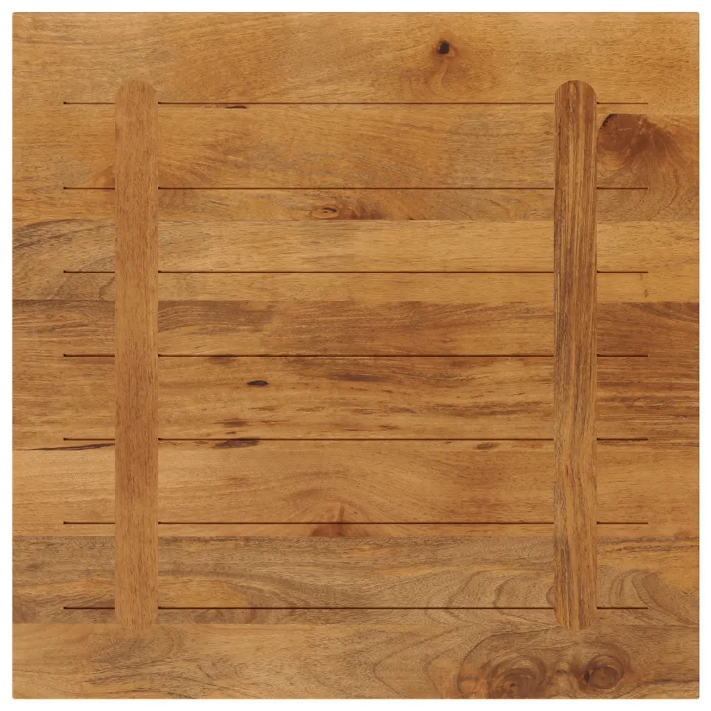 Piano per Tavolo 80x80x2,5 cm Quadrato Legno Massello di Pino 371610