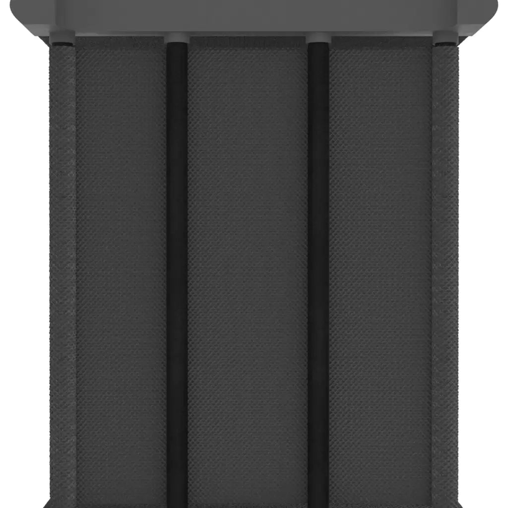 Mensola con 6 Vani a Cubo Grigia 103x30x72,5 cm in Tessuto 322608