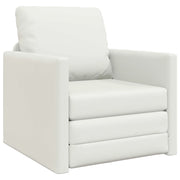 Divano letto | Sof¨¤ letto | Letto singolo 60cm Bianco Pelle Artificiale
