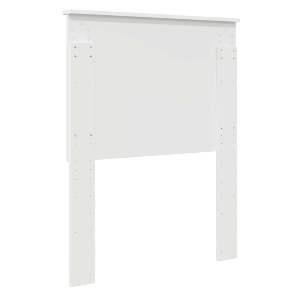 Testiera | Testata con Testiera | Testata Bianco 75 cm Legno multistrato
