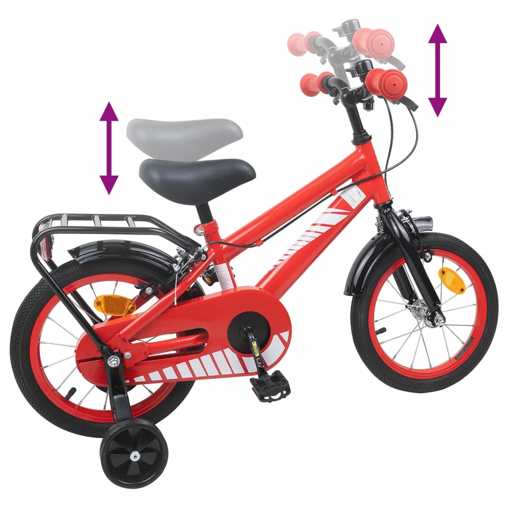 Bicicletta per Bambini 16 Pollici per bambini di 4-6 anni Rosso 42009361