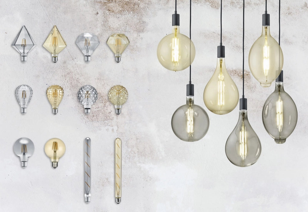 Lampadina decorativa LED E27 ambra 4W 2700K Trio