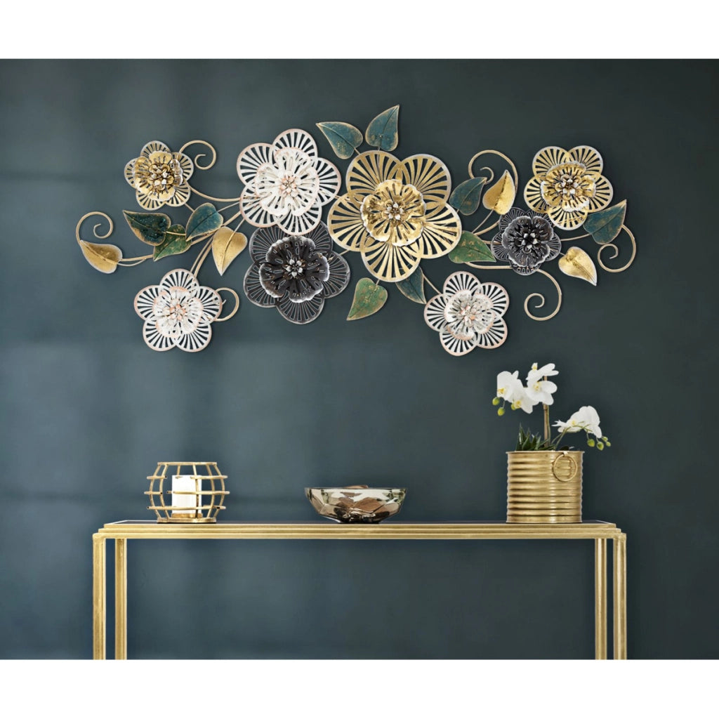 Pannello da muro Campur -B- in ferro multicolore 118x58 cm