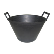 SECCHIO P/MURATORE PLAST 2 MAN NERO D 36CM 10 L- 10,0 pz
