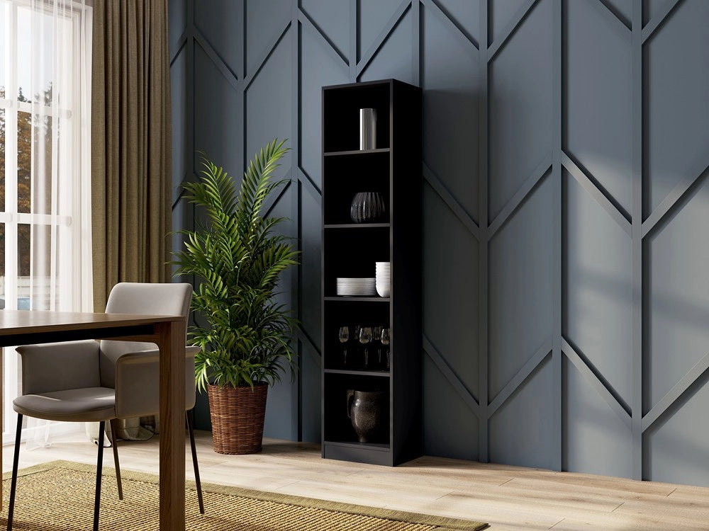 Scaffale ONYX R40 nero libreria moderna